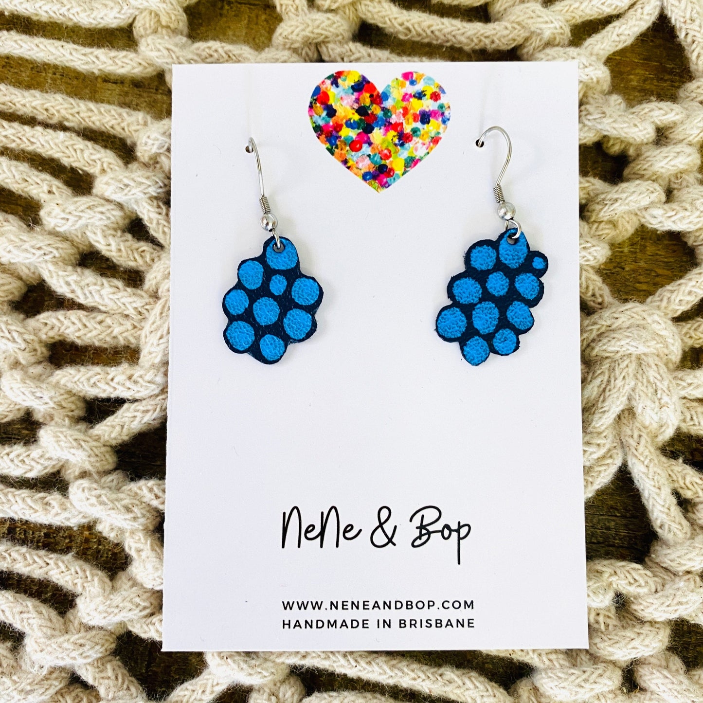 Mini Earrings - Blackberries