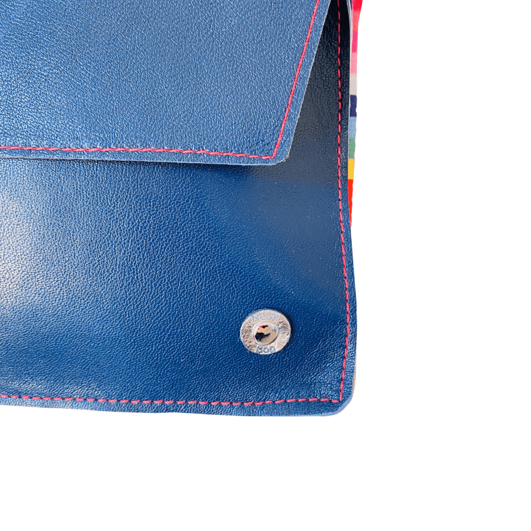 ALLY Leather Crossbody bag - Midi - Smooth Navy