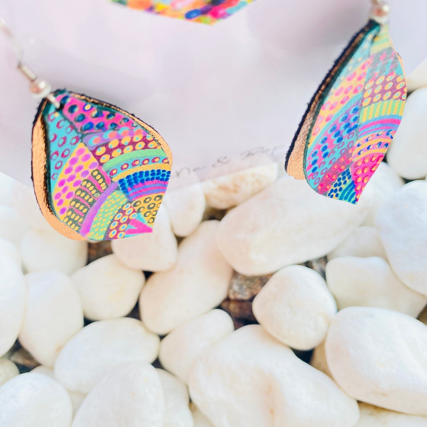 Be-leaf Hand Painted Earrings - ONE earring
