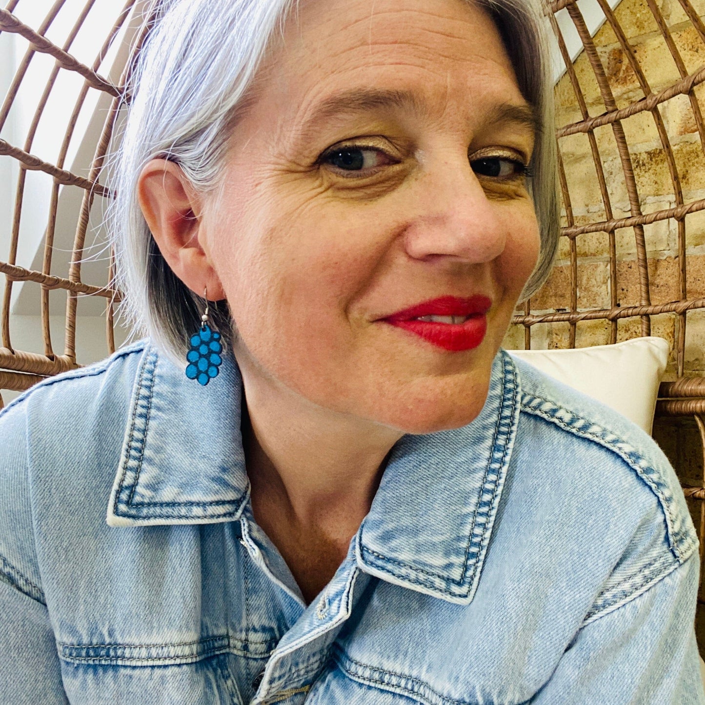 Mini Earrings - Blackberries