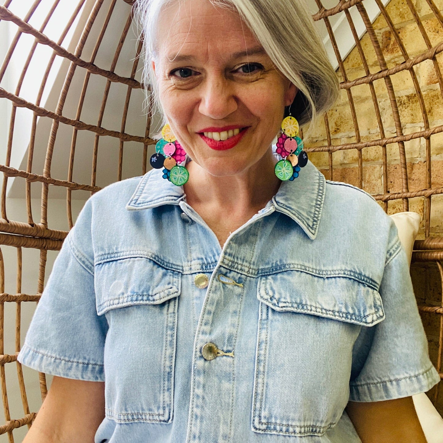 Mega Earrings - Tutti Fruity