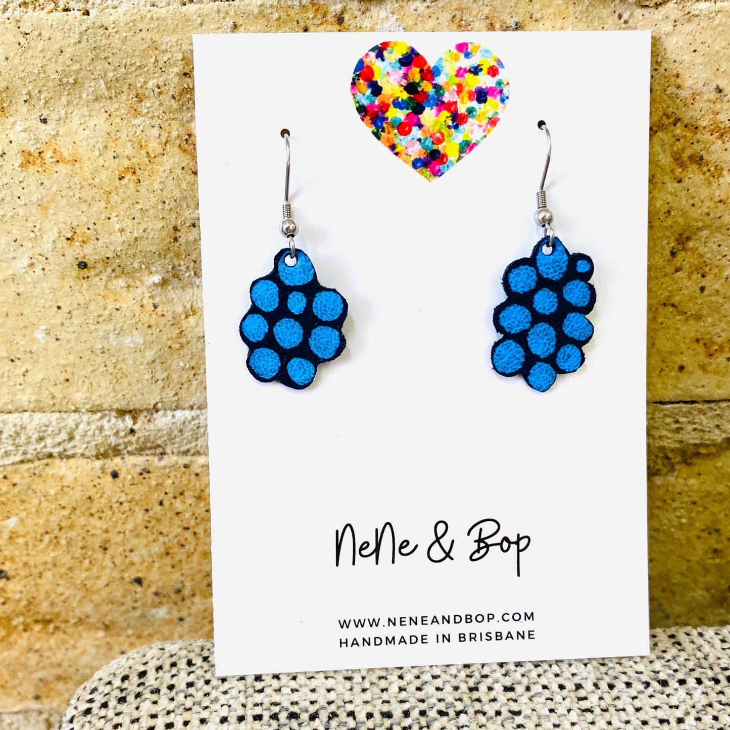 Mini Earrings - Blackberries