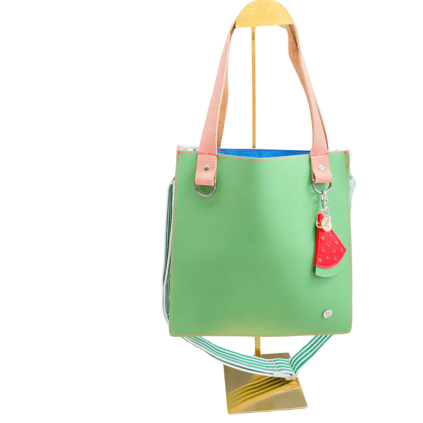 Mini Leather Watermelon Bag Charm – Sweet Style On-the-Go 🍉