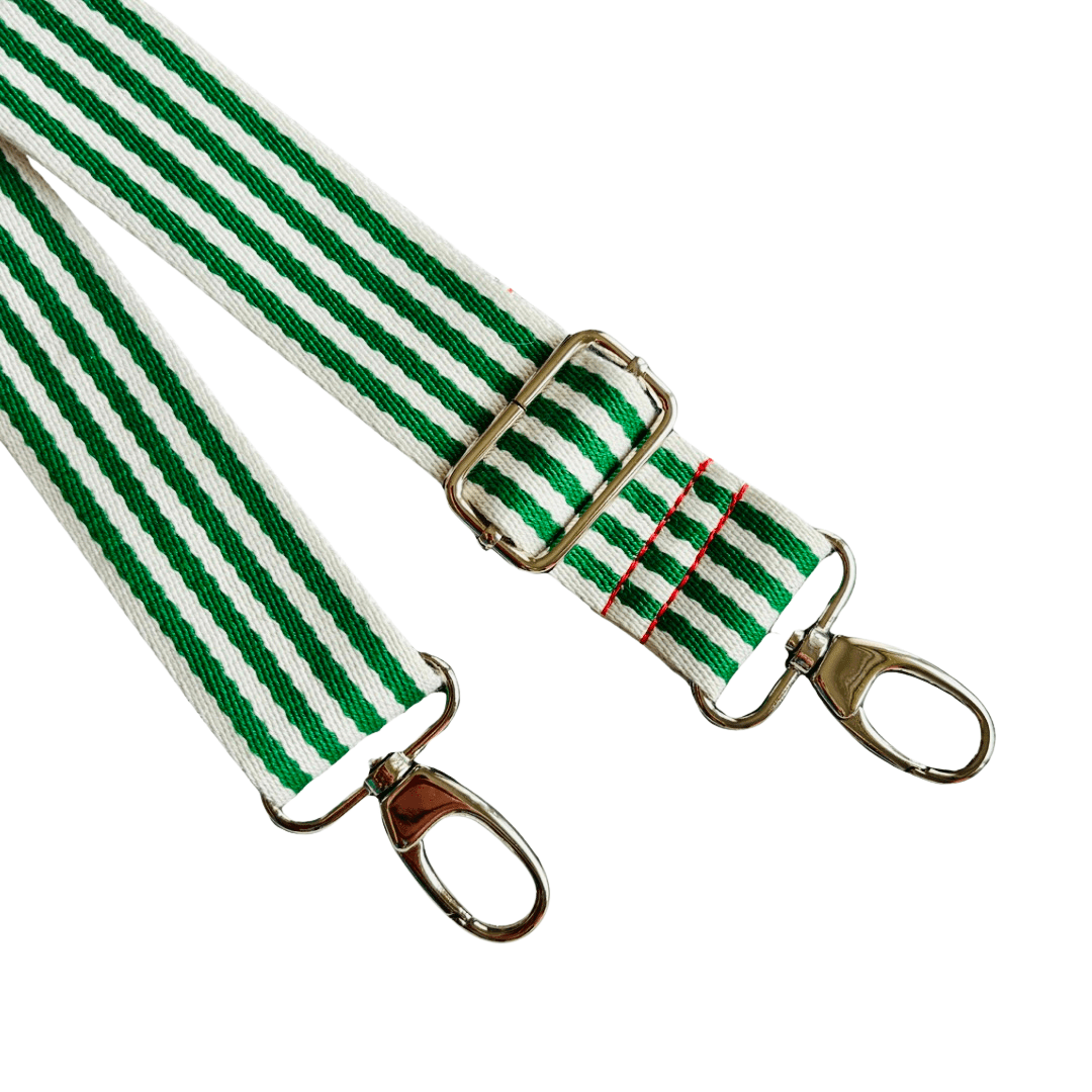 Green Stripes - Adjustable Shoulder Strap