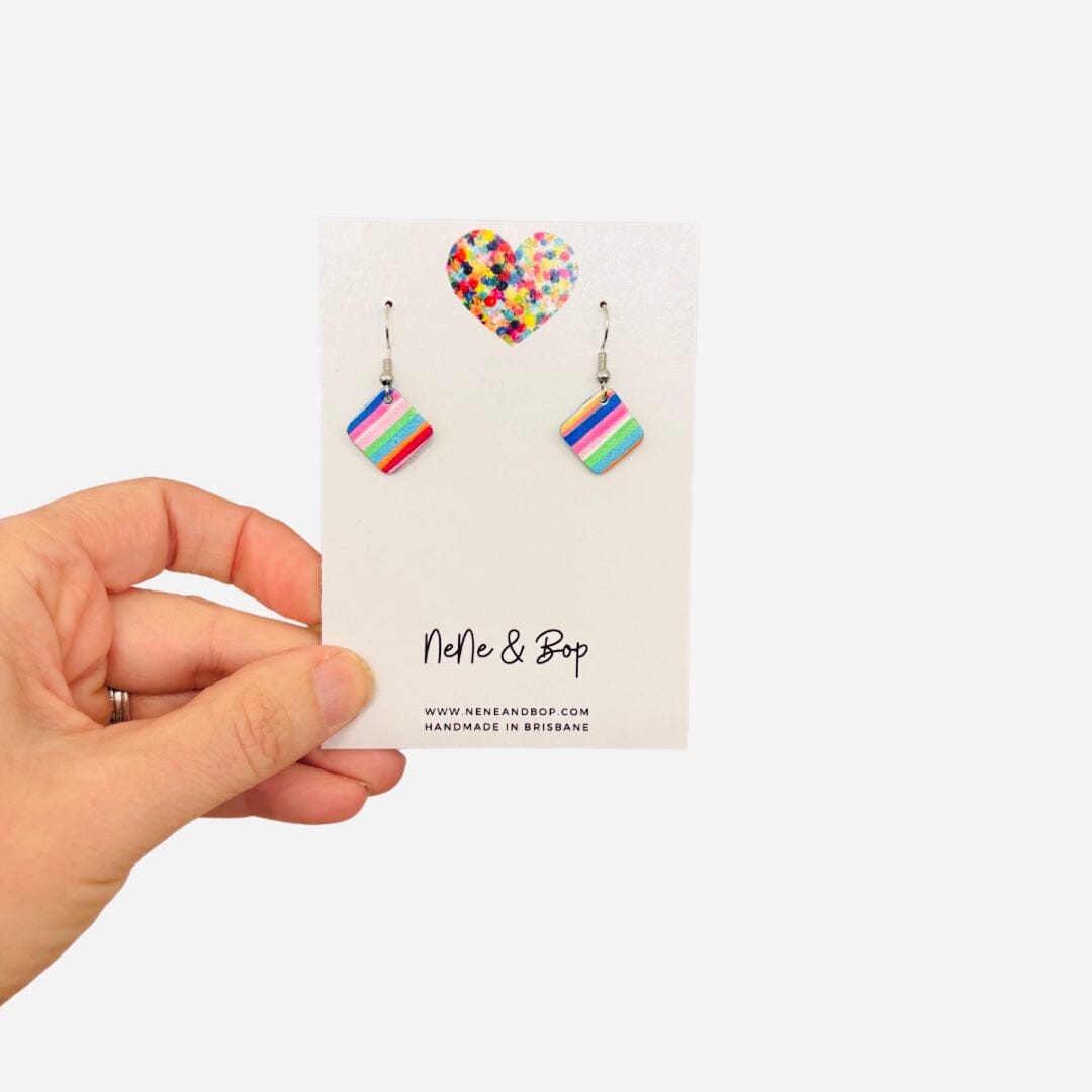 Tooty Fruity - Leather Earrings