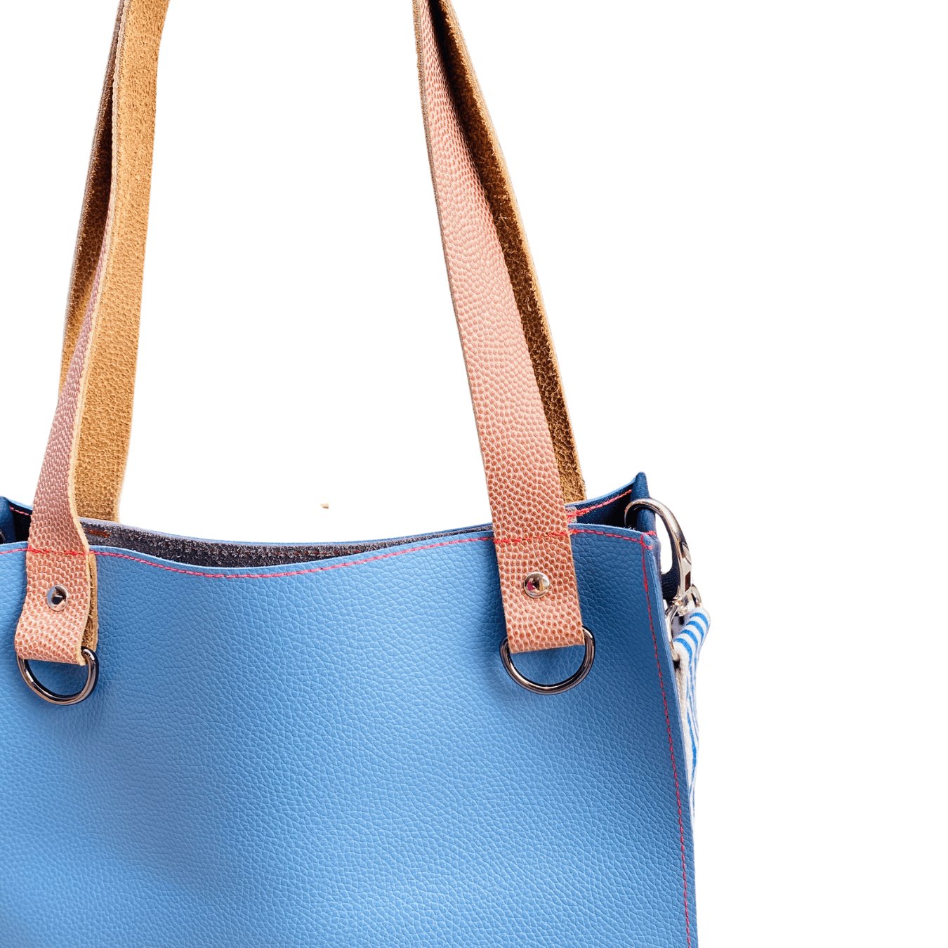 The Everyday Leather Tote & Crossbody Blue/Navy