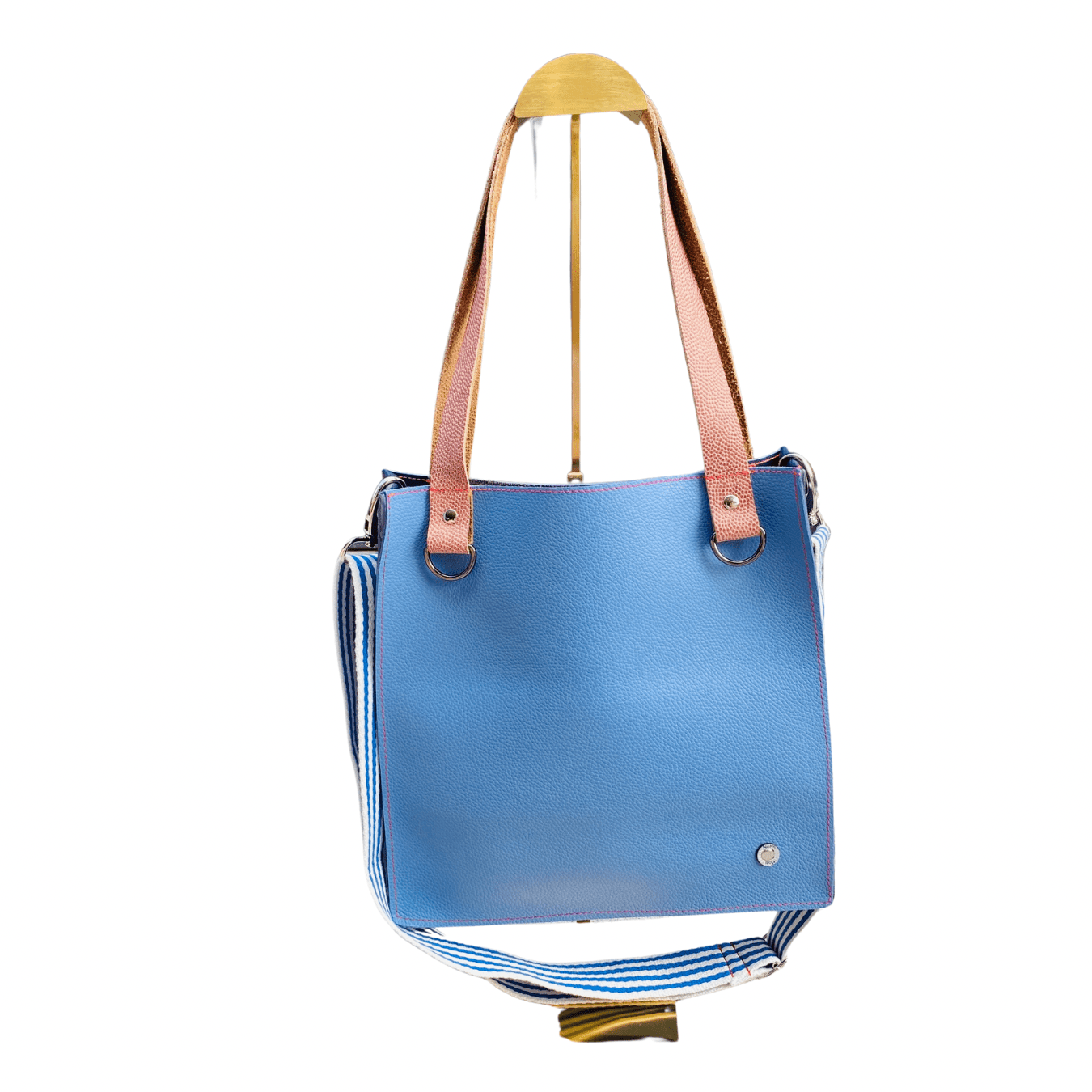 The Everyday Leather Tote & Crossbody Blue/Navy