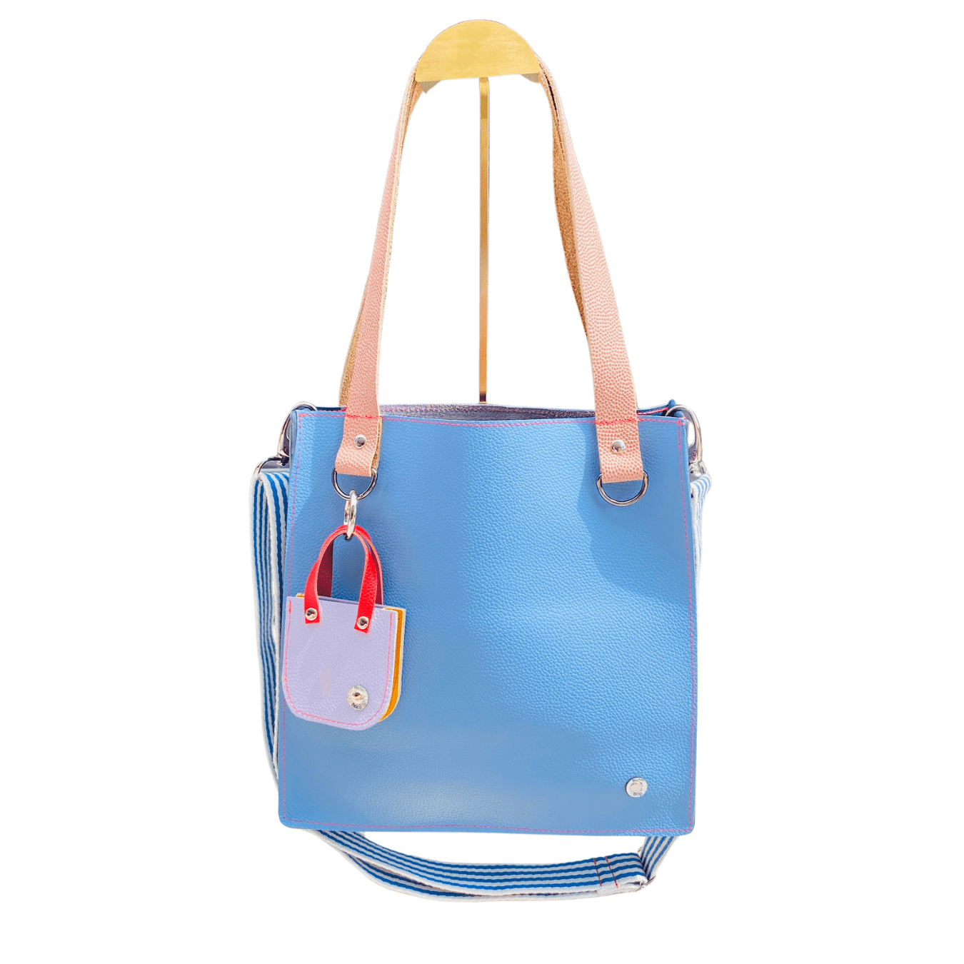 The Everyday Leather Tote & Crossbody Blue/Navy