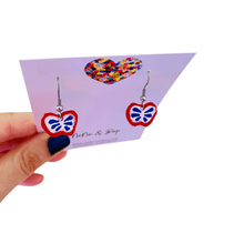 Load image into Gallery viewer, Mini Earrings - Apple Slices