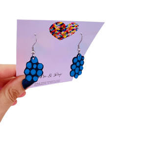 Mini Earrings - Blackberries