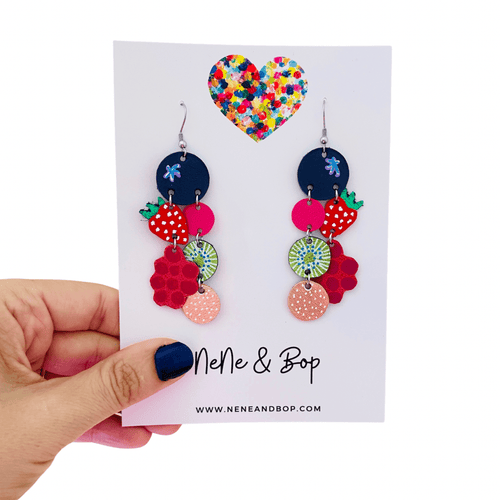 Midi Earrings - Berry Cute