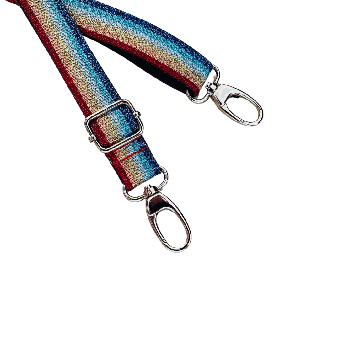 Adjustable Shoulder Strap - Narrow - Rainbow Glitter