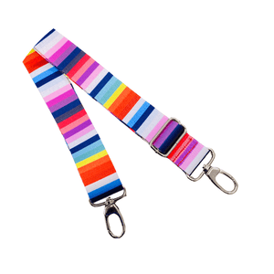 Adjustable Shoulder Strap - Rainbow Stripes