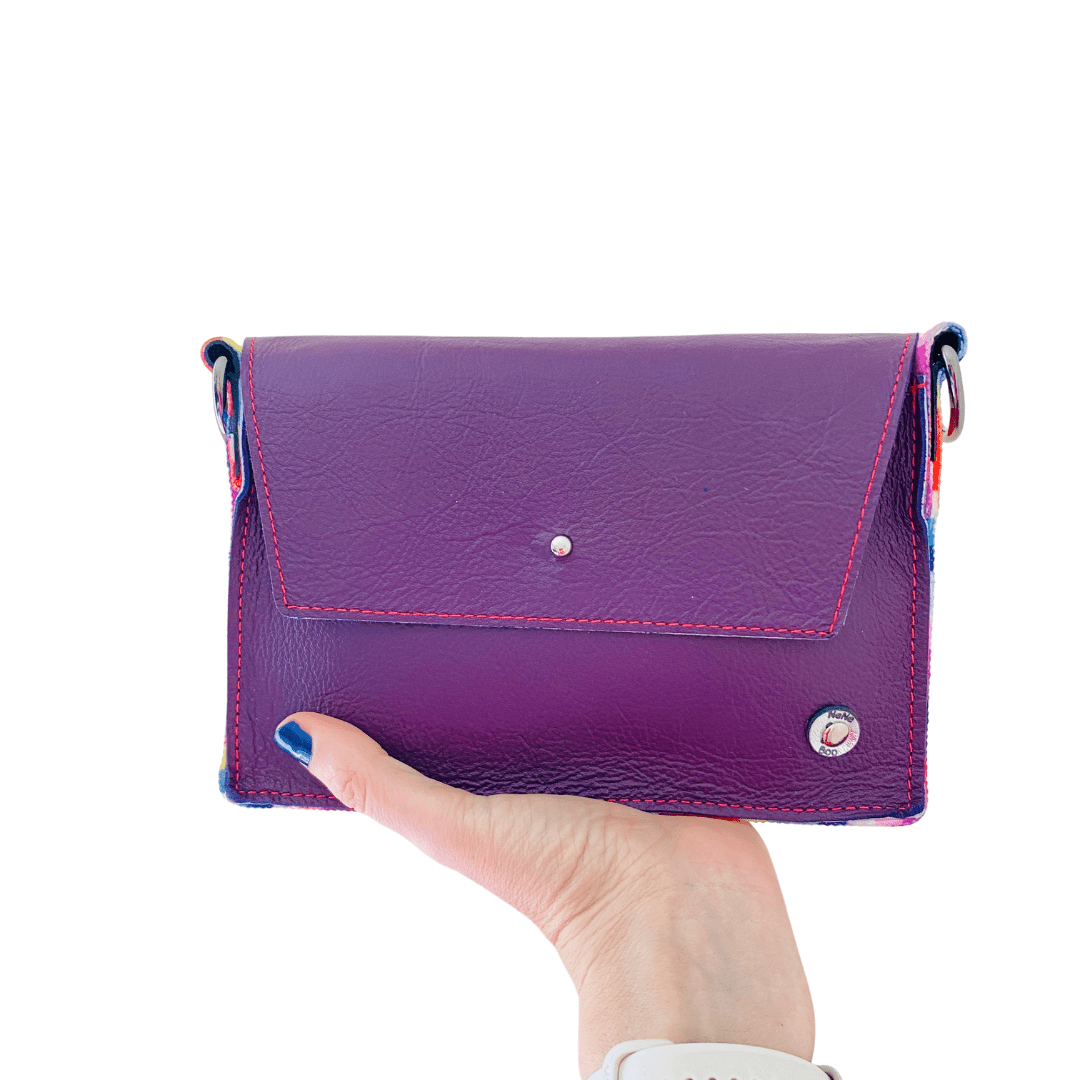 ALLY Mini - 4 in 1 Leather Bag - Mulberry