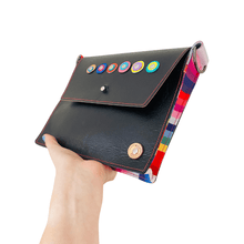 Load image into Gallery viewer, ALLY Leather Crossbody bag - Midi - Black Retro Dots