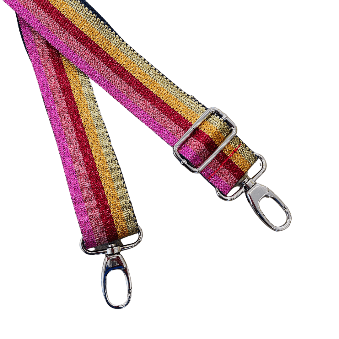 Pink Spectrum Glitter - Adjustable Shoulder Strap