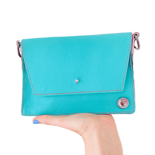 Load image into Gallery viewer, ALLY Mini - 4 in 1 Leather Bag - Aqua