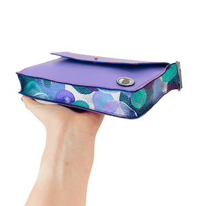 ALLY Mini - 4 in 1 Leather Bag - Lavender Painted