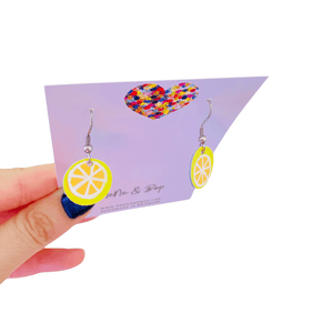 Mini Earrings - Lemon Slice