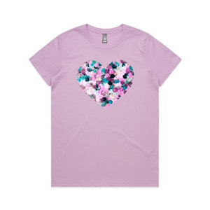 ****PRE-ORDER ***Pixel Heart - Lilac Pink Heart T'Shirt