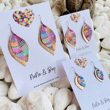 Load image into Gallery viewer, Be-leaf Hand Painted Earrings - Various sizes