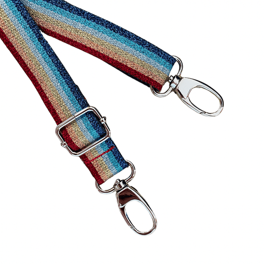 Adjustable Shoulder Strap - Narrow - Rainbow Glitter