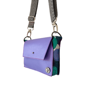 ALLY Mini - 4 in 1 Leather Bag - Lavender Painted