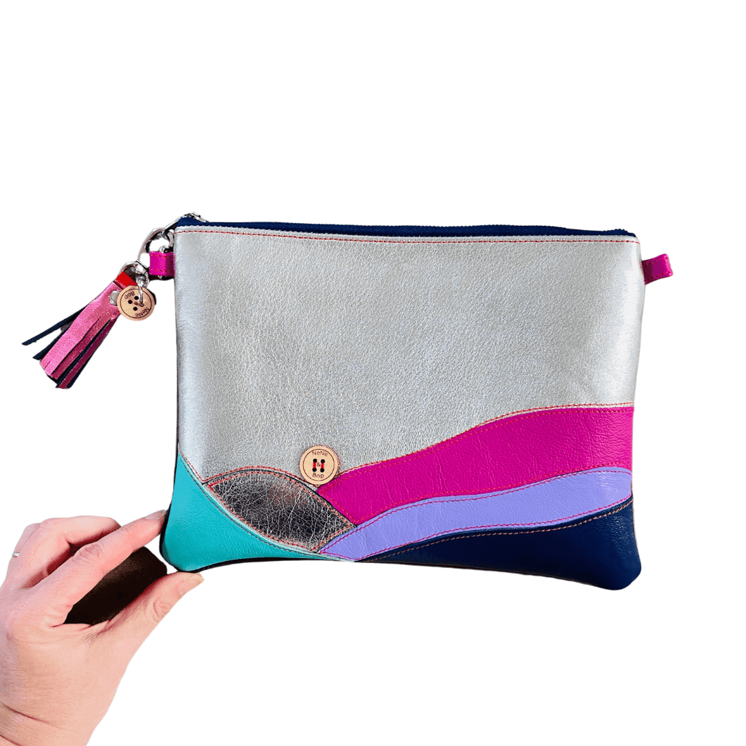 Silver Landscape - Leather Purse Plus+