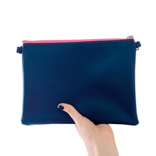 Load image into Gallery viewer, Petrol Blue Brisbane River - Leather Purse Plus+