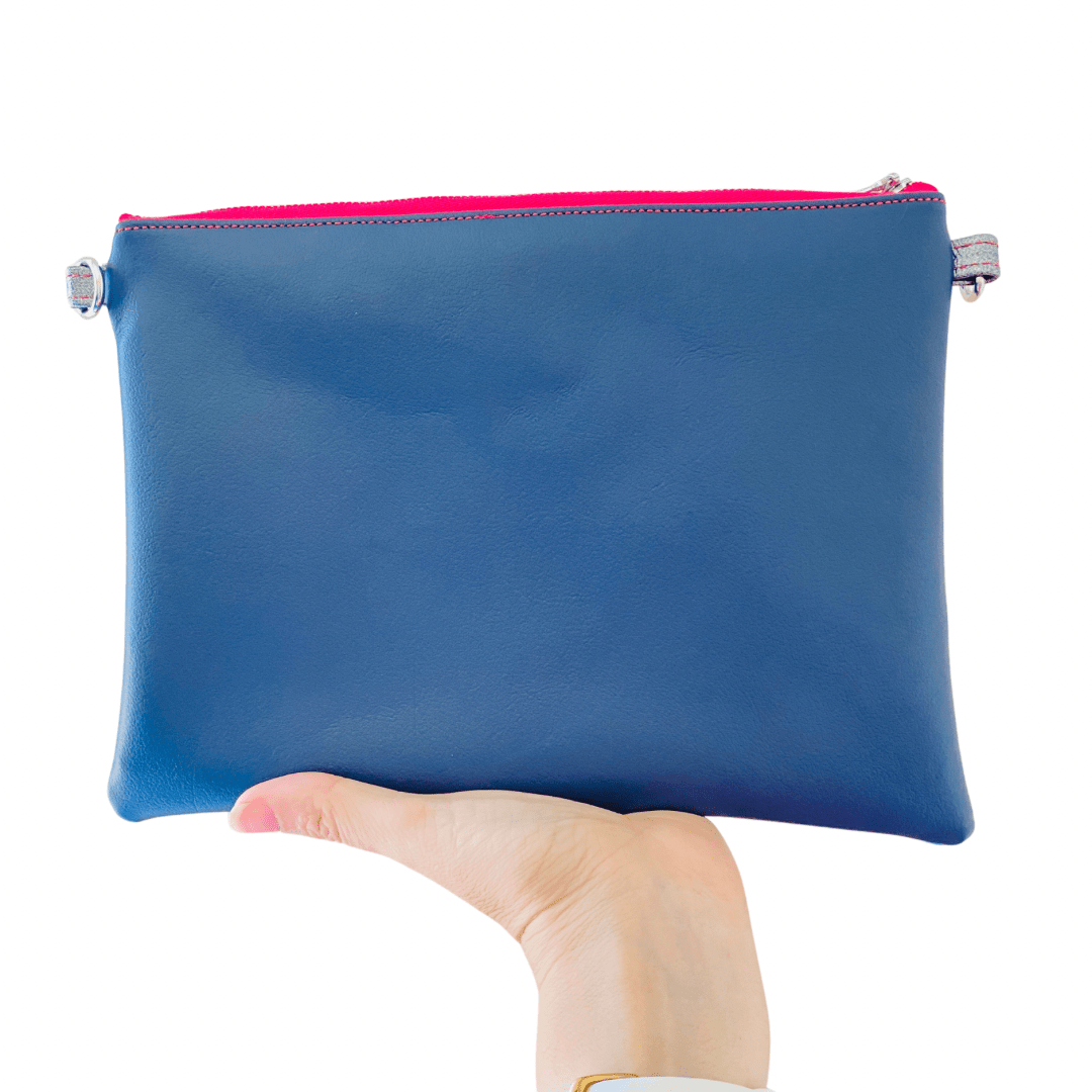 Fruity Patootie Blue - Leather Purse Plus+