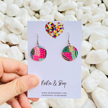 Load image into Gallery viewer, Hand Painted Earrings - Linear Landscapes