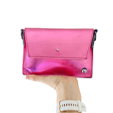 Load image into Gallery viewer, ALLY Mini - 4 in 1 Leather Bag - Metallic Pink