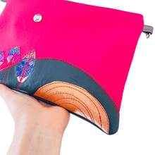 Load image into Gallery viewer, Be Leaf Magenta Skyline - Leather Purse Plus+