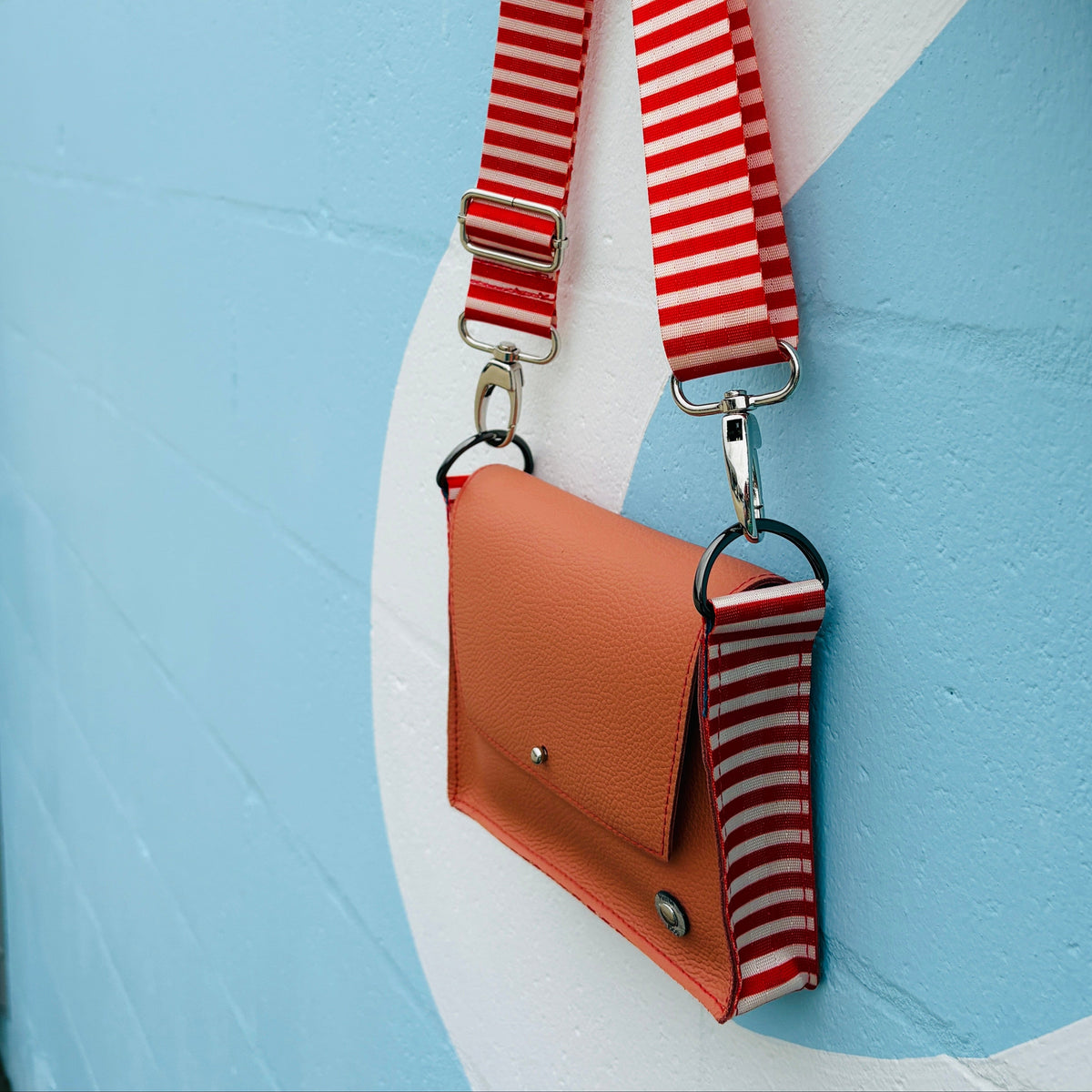 ALLY Mini - 4 in 1 Leather Bag - Tangerine Musk