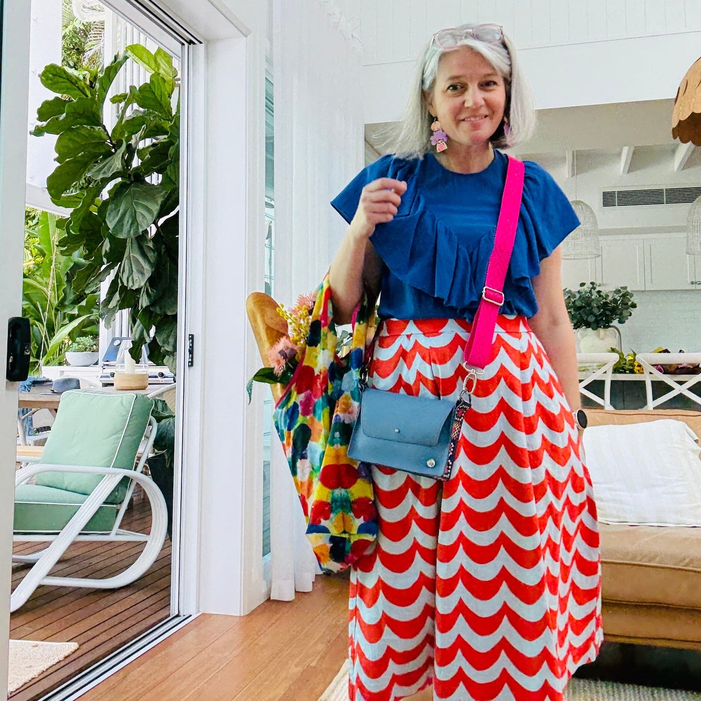 Foldable Shopping Tote - Exclusive NeNe & Bop Print