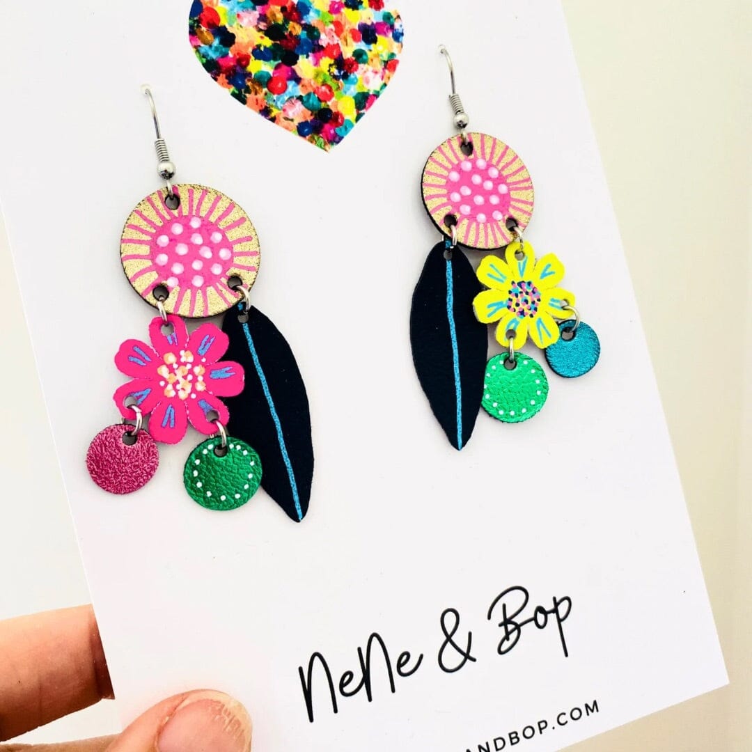 Neo Buds - Leather Earrings