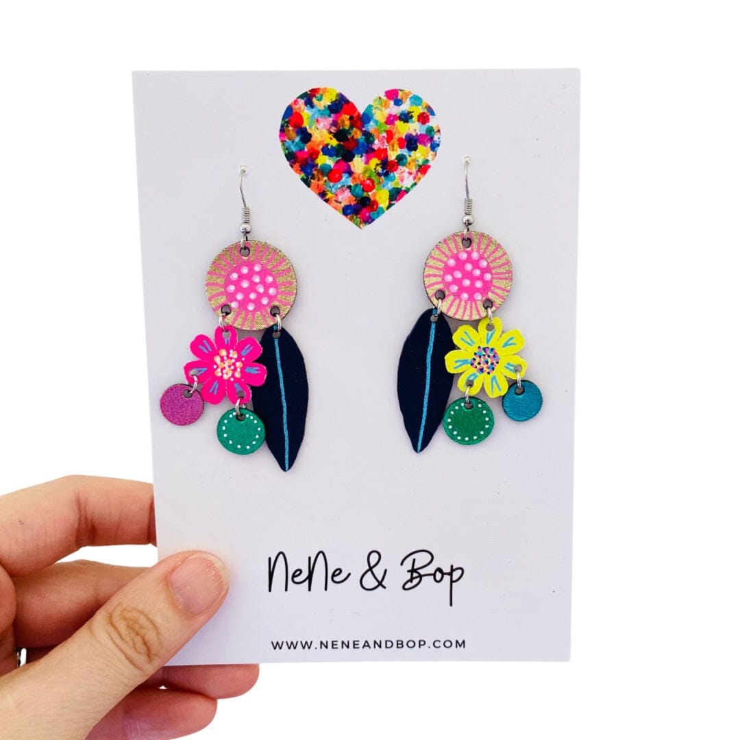 Neo Buds - Leather Earrings