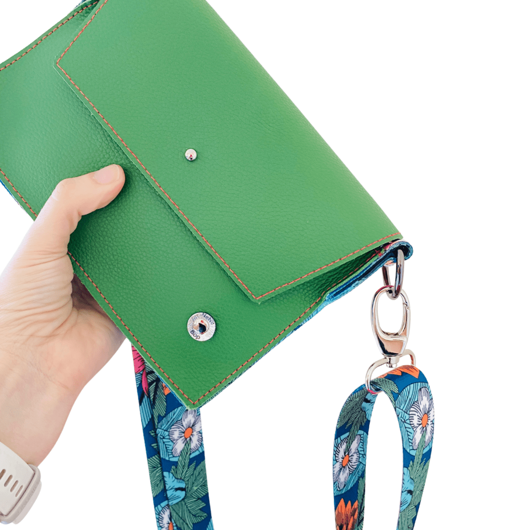 ALLY Mini - 4 in 1 Leather Bag - Green