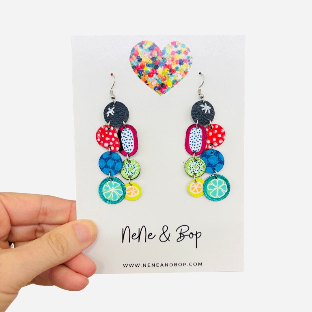 Fruity Patooties - Leather Earrings