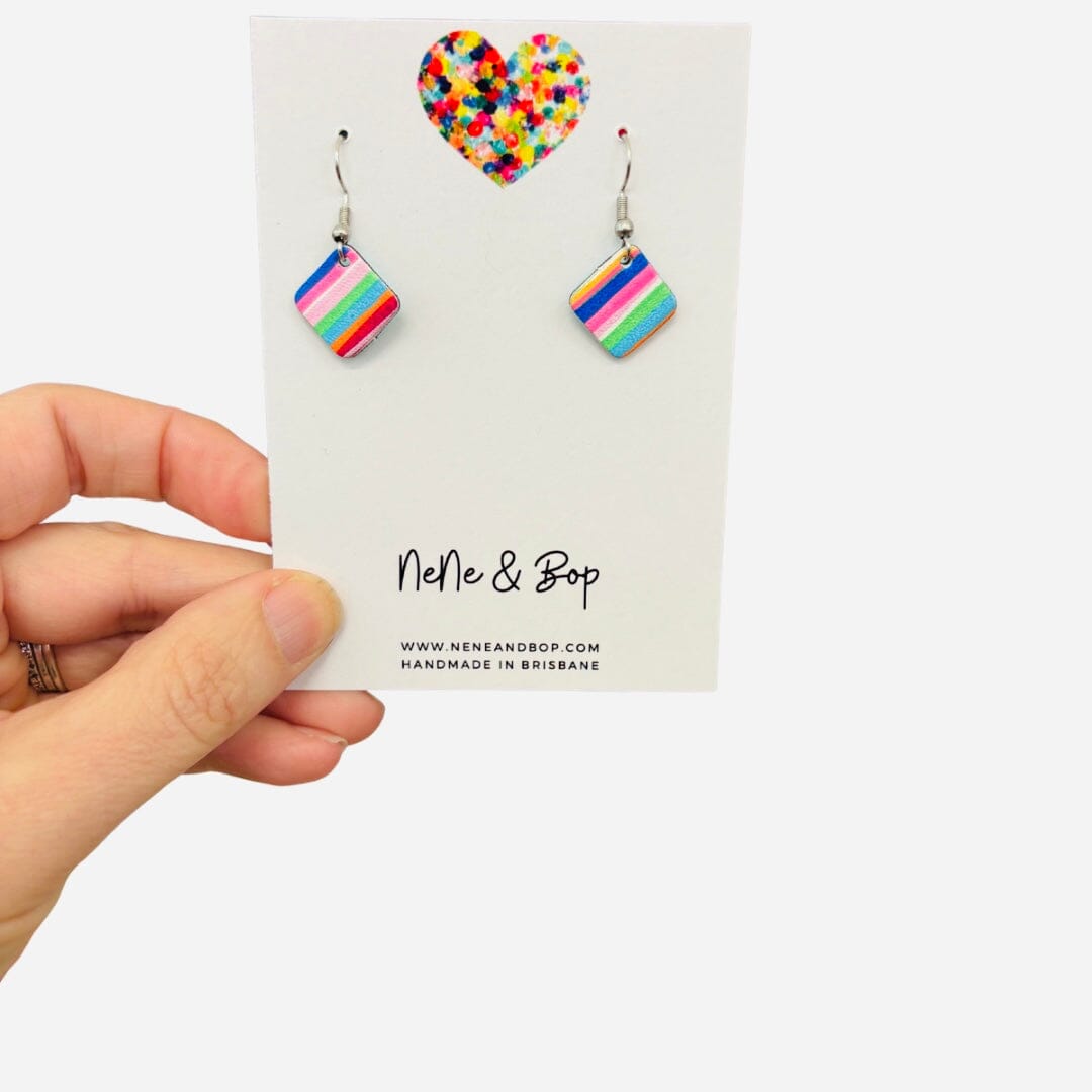 Tooty Fruity - Leather Earrings