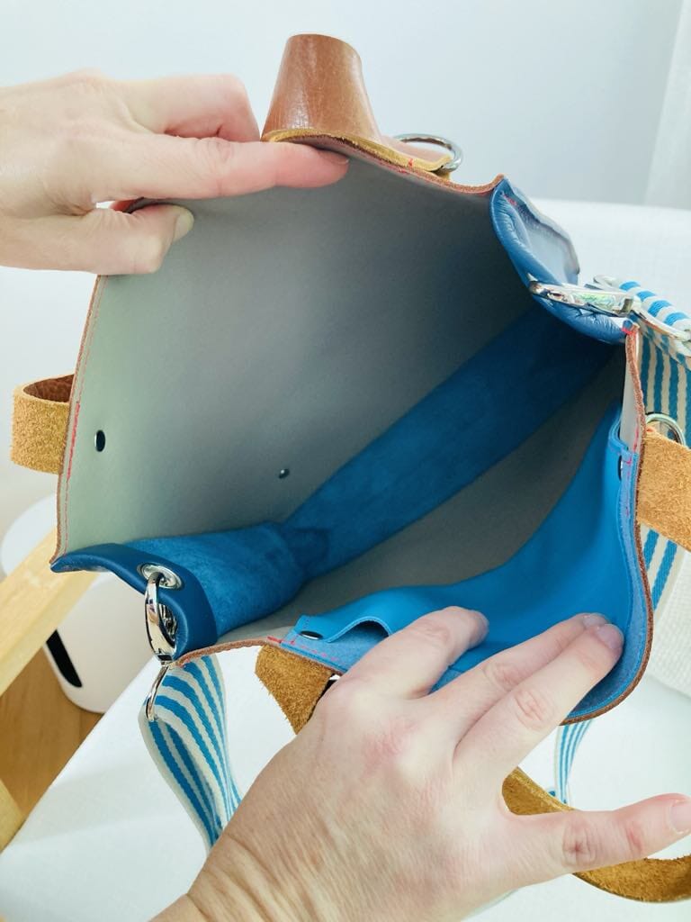 The Everyday Leather Tote & Crossbody Green/Silver