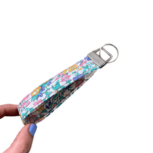 Load image into Gallery viewer, Wristlet Key Fob &amp; Leather Earrings - Gift Pack
