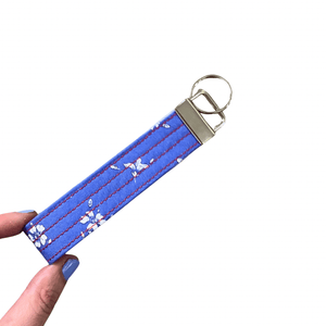 Wristlet Key Fob & Leather Earrings - Gift Pack