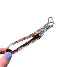 Load image into Gallery viewer, Wristlet Key Fob &amp; Leather Earrings - Gift Pack