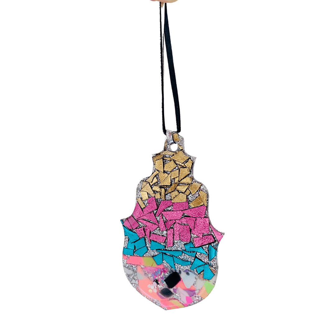 Heirloom Resin Christmas Decoration - Sunset Petal