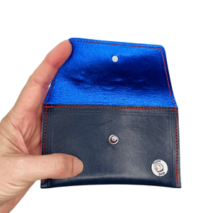 Leather Pocket Purse - Navy - P&F x N&B Collaboration