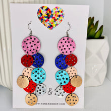 Load image into Gallery viewer, Mega Metallics - Leather Earrings