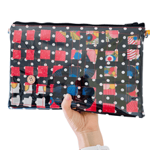 Load image into Gallery viewer, Retro Floral Check - Large Purse Plus+