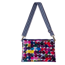 Load image into Gallery viewer, Retro Floral Check - Large Purse Plus+