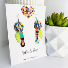 Load image into Gallery viewer, Wish you were here - Midi Leaves  - Leather Earrings